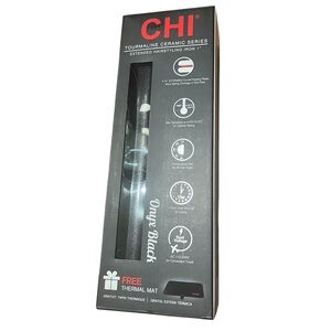 CHI | Tourmaline Ceramic Hairstyling Iron | 1 in. | Onyx Black